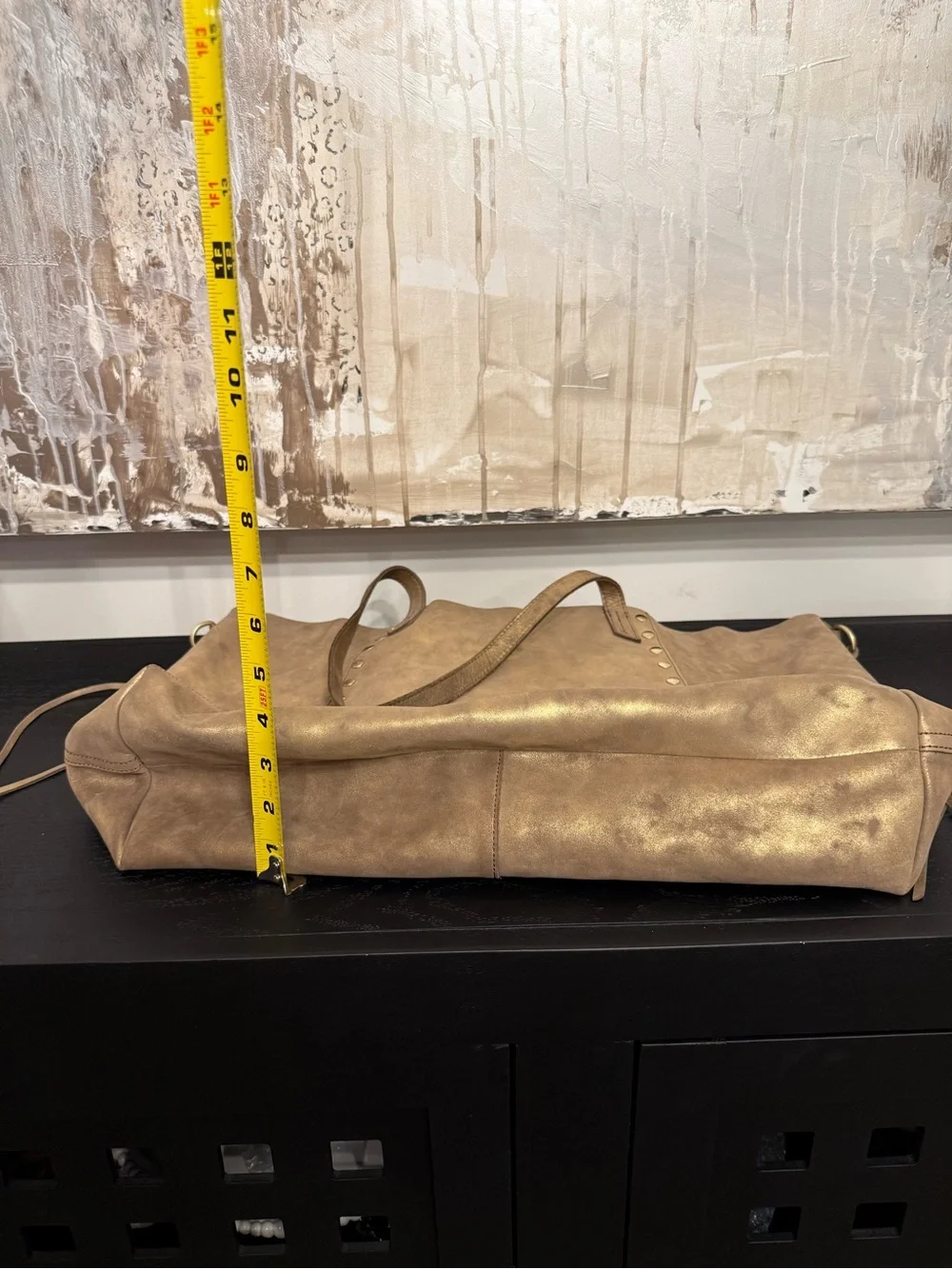 Hobo Metallic Shoulder Tote Bag - Picture 11 of 11